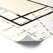 オセアニアの地図 ポスター (角)