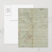 オセアニア地図 ポストカード (正面/裏面)