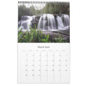 オセアニア – オーストラリア – タスマニア –  カレンダー (3月 2026)