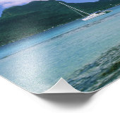 オセアニア、フランスのポリネシア、タヒチ。ビュー フォトプリント            (角)