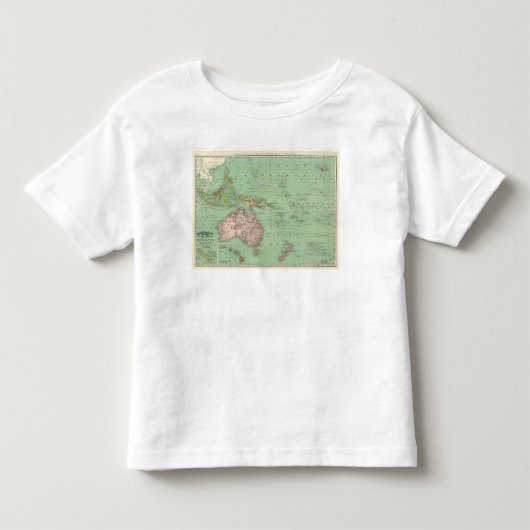 オセアニア、マレーシア トドラーTシャツ (正面)