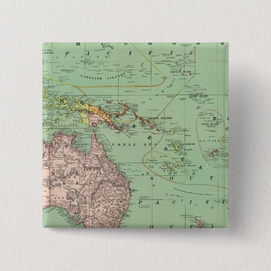 オセアニア、マレーシア 缶バッジ (正面)