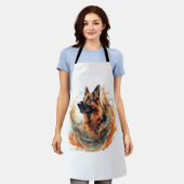 オセアニックエレガンスのドイツの羊飼い エプロン (着用した状態)