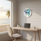 オセアニック ウィスパー マナティー ラージ壁時計