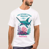 オセアンの縁のマスター - ノコギリエイ Pristidae Tシャツ (正面)
