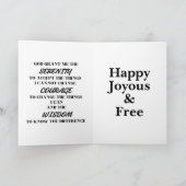 オセアン・リカバリー・カード - カスタム・ソブリエティ・カード カード (内部)