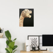 オセベルクで見つかったバイキングロング船の船首。 ポスター (ホームオフィス)