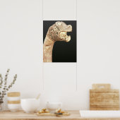 オセベルクで見つかったバイキングロング船の船首。 ポスター (キッチン)