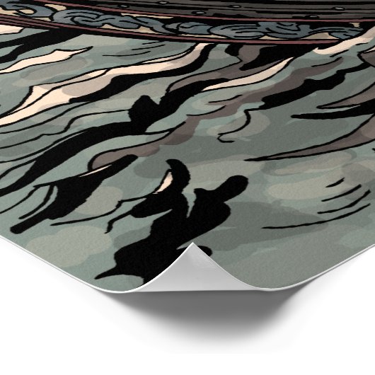 オセベルク船 ポスター (角)