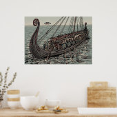 オセベルク船 ポスター (キッチン)