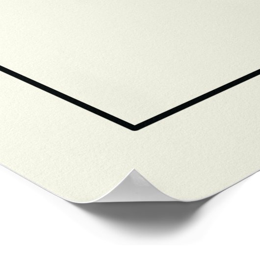 オセロシェイクスピアのミニマル抽象芸術アートデザイン ポスター (角)