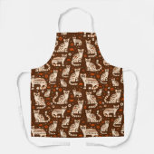 オセロットパターン エプロン (正面)