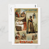 オセロヴィンテージ劇場ポスター ポストカード (正面/裏面)