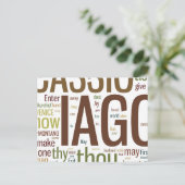 オセロ語モザイク ポストカード (スタンド正面)