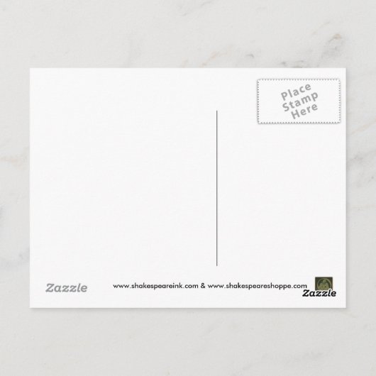 オセロ語モザイク ポストカード (裏面)