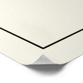 オセロ・シェイクスピアのミニマル抽象芸術 ポスター (角)