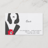 オソトレンディー|女性モデル女優ファッション 名刺 (裏面)