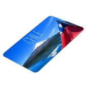 オソルノ火山 マグネット (左側)