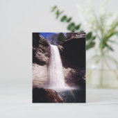 オゾン滝滝写真虹 ポストカード (スタンド正面)