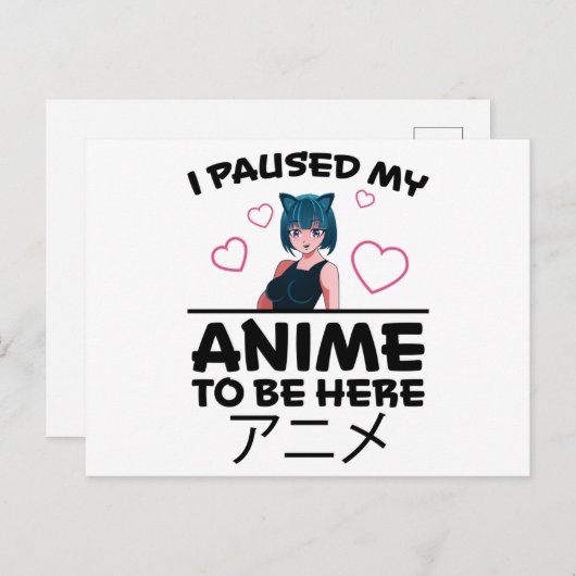 オタキアニメガールマンガコスプレラーメンギフ日本のト ポストカード (正面/裏面)