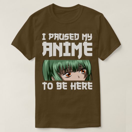 オタクおもしろい引用文アニメ Tシャツ (デザイン正面)