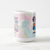 オタクで面白い女性用コーヒーマグ コーヒーマグカップ (中央)