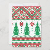 オタクなトナカイのクリスマスパーティ招待状 招待状 (裏面)