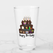 オタクな誕生日ニューラルネットワーク タンブラーグラス (裏面)