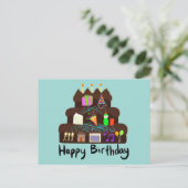 オタクな誕生日ニューラルネットワーク ポストカード (スタンド正面)