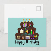 オタクな誕生日ニューラルネットワーク ポストカード (正面/裏面)