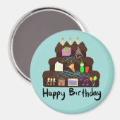 オタクな誕生日ニューラルネットワーク マグネット (正面/裏面)