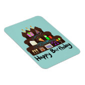 オタクな誕生日ニューラルネットワーク マグネット (右側)