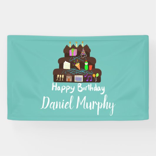 オタクな誕生日ニューラルネットワーク 横断幕 (横)