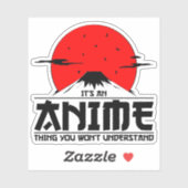 オタクのかわいいが分からないクールアニメ シール (シート)