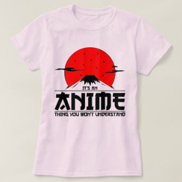 オタクのかわいいが分からないクールアニメ Tシャツ