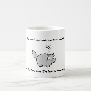 オタクのためのおもしろいな猫のマグ コーヒーマグカップ