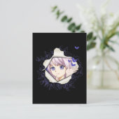 オタクアニメガールかわいいハートかわいいマンガ ポストカード (スタンド正面)