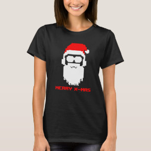 オタクサンタのメリークリスマス Xmas パーティー Tシャツ
