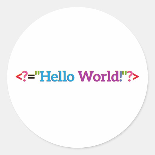 オタクベイビーグッズ ラウンドシール (正面)