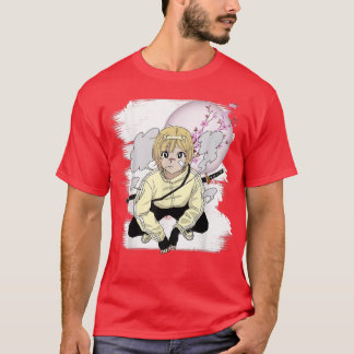 オタクマンガアニメガール日本のさくらんぼブロッサムサック Tシャツ