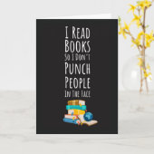 オタクユーモア 読書カード 読書ライブラリー 面白い本の読者 マニアユーモア カード (黄色い花)