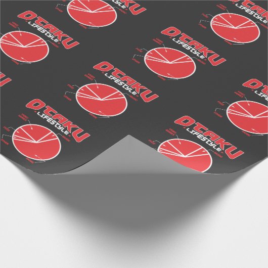 オタクライフスタイルフードアニメマンガかわいいコスプレ ラッピングペーパー (角)