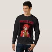 オタクロックガールTシャツ スウェットシャツ (正面フル)