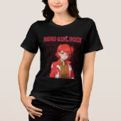 オタク女子ロックTシャツ トライブレンドTシャツ (正面)