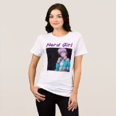 オタク女子 トライブレンドTシャツ (正面全面)