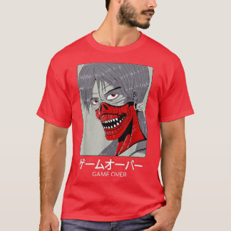 オタク日本アニメ日本の悪魔怪獣グラフィックアー Tシャツ