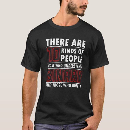 オタク系のおたくItコンピュータギーク10種ピープルビン Tシャツ (正面)