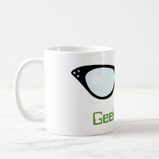 オタク系のでシックなマグ コーヒーマグカップ (左)