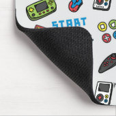 オタク系のなレトロのゲーマーのヴィンテージコンソール マウスパッド (コーナー)