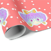 オタク系のな女の子 ラッピングペーパー (ロールコーナー)